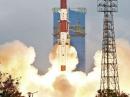 Liftoff of the PSLV-C40. [Courtesy of ISRO]